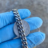 Moissanite Clasp Iced Lock Miami Cuban Chain Stainless Steel 8MM