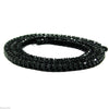 One Row Black Tennis Chain Iced Necklace 30" 5MM