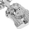 One-Row Silver Tone  24" Jesus Chain Necklace