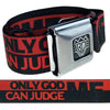 Only God Can Judge Me Red & Black Belt