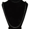 Pharaoh Black Two Row Chain 30" Necklace