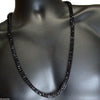 Pharaoh Black Two Row Chain 30" Necklace