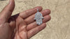 925 Sterling Silver Hamsa Hand Pendant Iced Baguette CZ 3D Charm