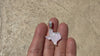 14k Gold Plated 925 Sterling Silver Texas State Iced Flooded Out CZ Pendant
