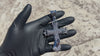 Cross w/Praying Hands Pendant Silver Tone Iced Bling Out CZ 4" in