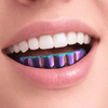 Rainbow Iridescent Grillz Six Bottom Teeth Chameleon Style Grills