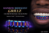Rainbow Iridescent Grillz Six Bottom Teeth Chameleon Style Grills