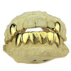 Real 10K Gold 2 Top Caps 6 Bottom Teeth Custom Grillz