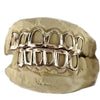 Real 10K Gold All Open Face Hollow Custom Grillz