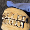 Real 10K Gold All Open Face Hollow Custom Grillz