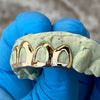 Real 10K Gold All Open Face Hollow Custom Grillz