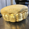 Real 10k Gold Full Diamond-Dust Custom Teeth Grillz