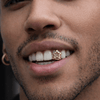 Real 10K Gold Star Shape Single Cap Custom Grillz (Choose Tooth)