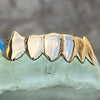 Real 10K Gold Vampire Teeth Fangs Custom Grillz