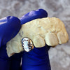 Real 10K Solid Gold Cap Diamond-Cut Custom Grillz (Choose Tooth)