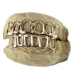 Real 14K Gold All Open Face Hollow Custom Grillz