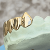 Real 14K Gold Vampire Teeth Fangs Custom Grillz