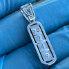 Real 925 Silver GG 249 Z Bar Pill Zannies Xannies Zanbar Pendant CZ