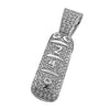 Real 925 Silver GG 249 Z Bar Pill Zannies Xannies Zanbar Pendant CZ