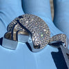 Real 925 Sterling Football Helmet Micro Pave Iced CZ Hip Hop Pendant