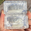 Real 925 Sterling Silver CZ Micro Pave Iced Pre-Made Grillz Set