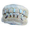 Real 925 Sterling Silver Gap Bars w/Open Face Teeth Custom Grillz