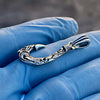 Real 925 Sterling Silver Hawaiian Fish Hook Tribal Makau Pendant