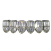 Real 925 Sterling Silver Iced Baguette Grillz Bottom Six Teeth