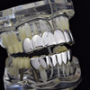 Real 925 Sterling Silver Plain Teeth Grillz Set