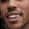 Real 925 Sterling Silver Star Shape Single Cap Custom Grillz (Choose Tooth)