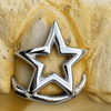 Real 925 Sterling Silver Star Shape Single Cap Custom Grillz (Choose Tooth)