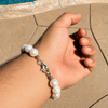 Real Cultured Pearl Bracelet 10mm Pearls 925 Sterling Silver Clasp Made in Italy