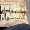 Real Solid 10K Gold or 14K Gold Teeth Permanent Cuts Perm Custom Grillz