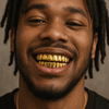 Real Solid 10K Gold Permanent Look Single Caps Custom Grillz
