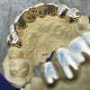 Real Solid 10K Gold Teeth Plain Custom Grillz