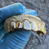 Real Solid 10K Gold Teeth Plain Custom Grillz