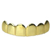 Real Solid 10K Gold Top Plain Teeth Grillz