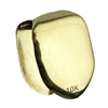 Real Solid 10k Gold Top Single Pre-Made Tooth Cap