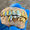 Real Solid 14K Gold  Permanent Look Single Caps Custom Grillz