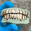 Real Solid 14K Gold  Permanent Look Single Caps Custom Grillz