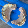 Real Solid 14K Gold  Permanent Look Single Caps Custom Grillz