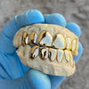 Real Solid 14K Gold  Permanent Look Single Caps Custom Grillz