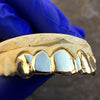 Real Solid 14K Gold Teeth Plain Custom Grillz