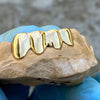 Real Solid 14K Gold Teeth Plain Custom Grillz