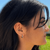 Real Solid 925 Sterling Silver 12.5mm Small Huggie Hoop Earrings