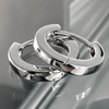 Real Solid 925 Sterling Silver 12.5mm Small Huggie Hoop Earrings