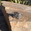 Real Solid 925 Sterling Silver Iced CZ Nugget Ring