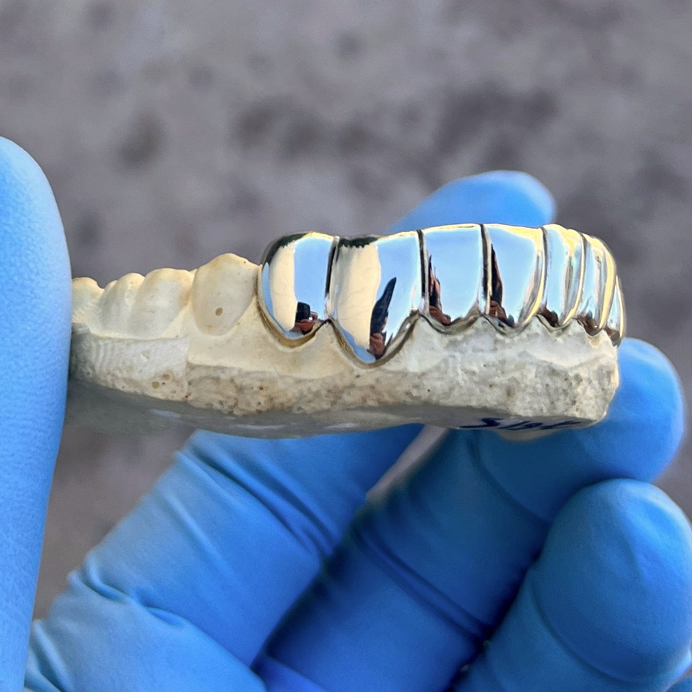Custom Grillz Solid 925 Sterling SIlver Teeth Grills