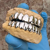 Real Solid 925 Sterling Silver Permanent Cuts Perm Custom Grillz