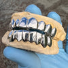 Real Solid 925 Sterling Silver Permanent Cuts Perm Custom Grillz